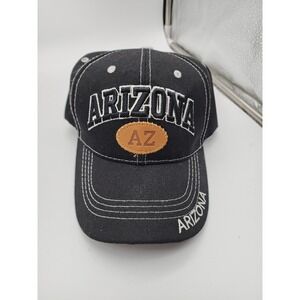 Black and white Arizona souvenir cap adjustable